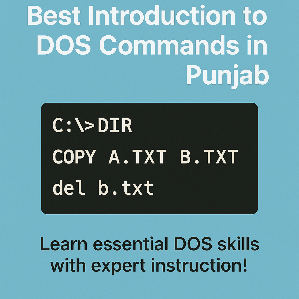 Best introduction to DOS Commands in Punjab